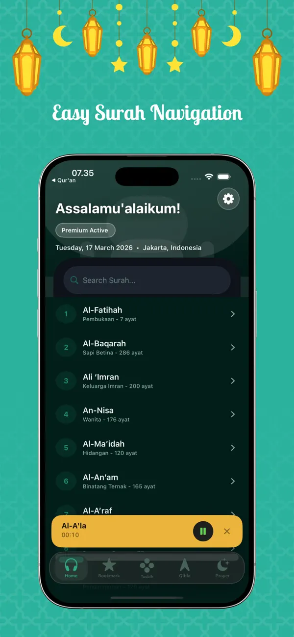 Screenshot #1 pour Wazma - Al Quran Murottal