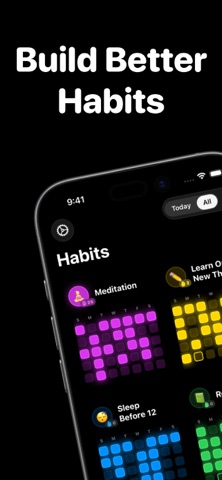 HabitTracker - GlowHabit screenshot