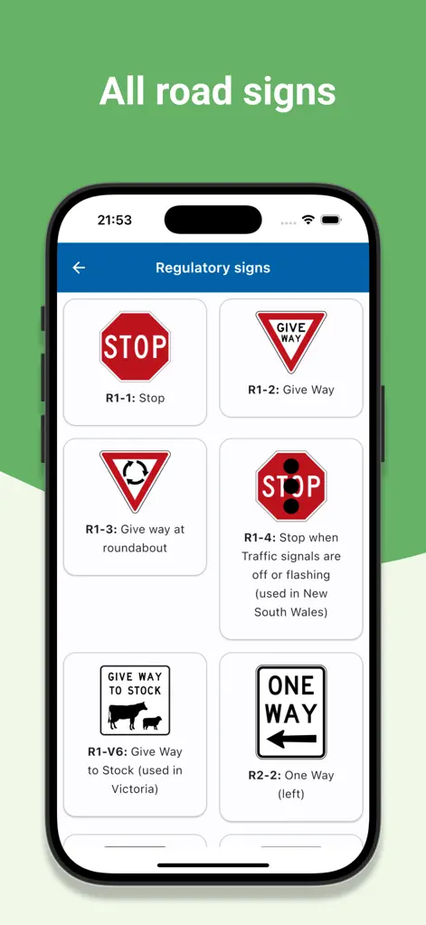 Road Signs Australia Test 2025 - Education App | MWM