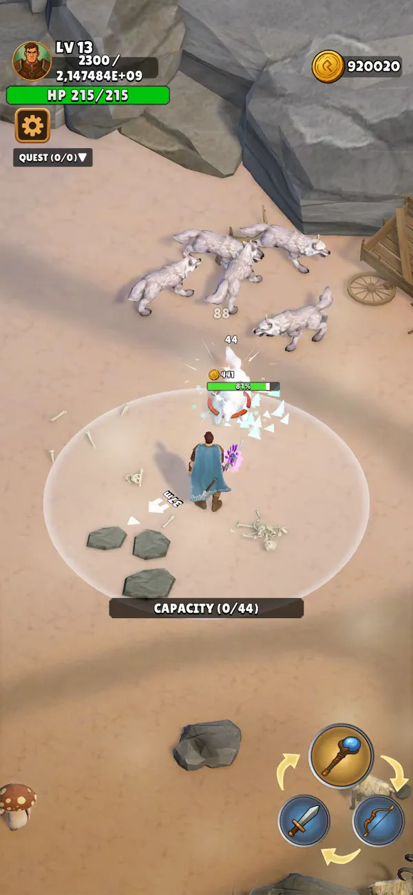 Portal Quest: Idle RPG Hack screenshot 5 - iOS game interface