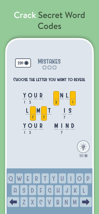 Cryptogram - Fun Puzzle Game Screenshot 2 of 5