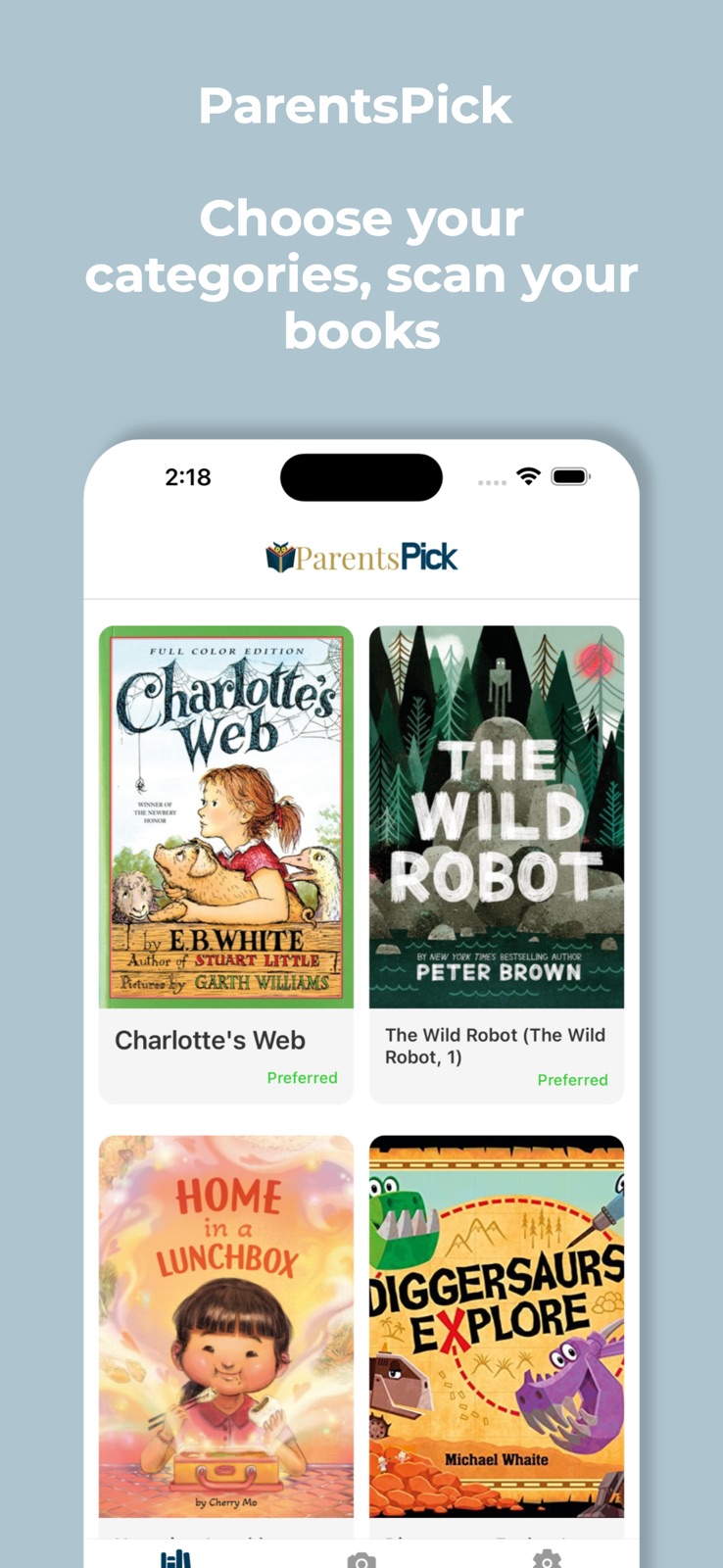 ParentsPick Kids Book Scanner iphone screenshot 1