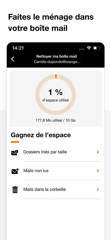 Mail Orange - Messagerie email screenshot 4 of 7