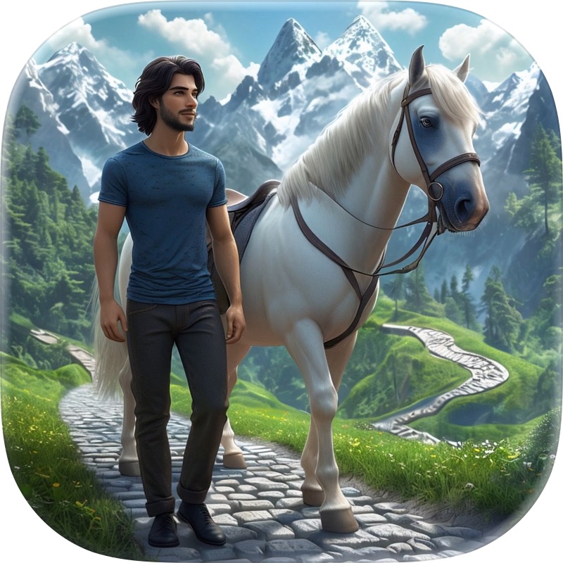 Wild Horse Stable Race Fun Sim screenshot 1