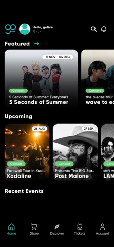 GoLive Ticketing Screenshot 3 of 8
