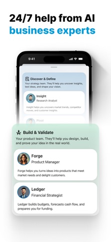 Vora IQ: The AI Startup OS iPhone screenshot