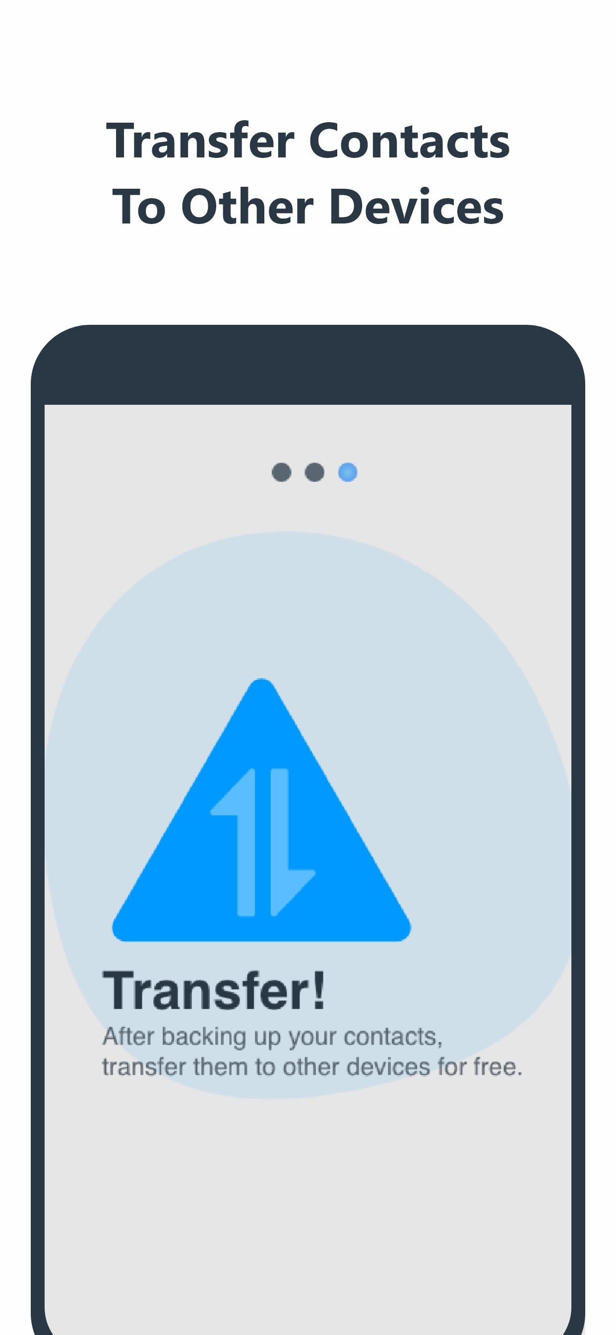 Restore My Contacts: Backup