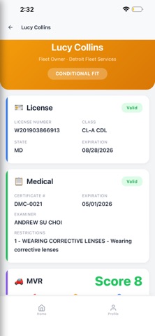 SaferFleet™ screenshot