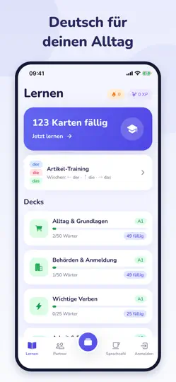 Скриншот SprachMate: Deutsch Lernen на iPhone 1