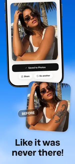 Tattoo Remover AI - Editor screenshot 3