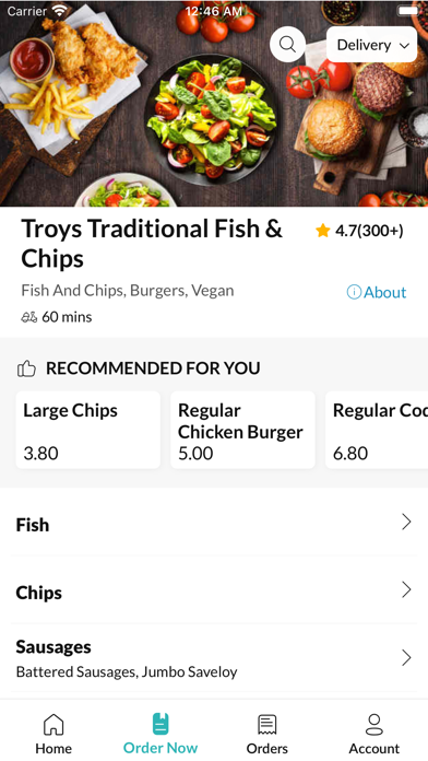 Troys Traditional Fish & Chips Screenshot