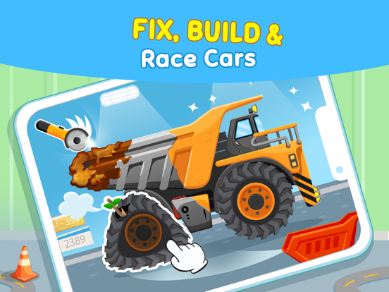 Kids Cars, Diggers and Trucks iPad screenshot 3 - Education app