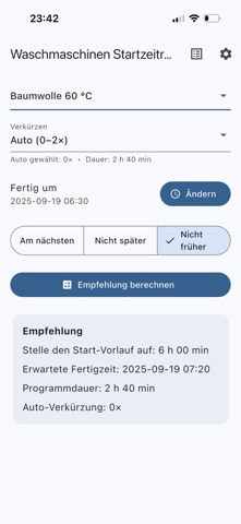 Waschzeit Screenshot 1 of 2