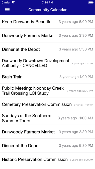 City of Dunwoody Screenshot