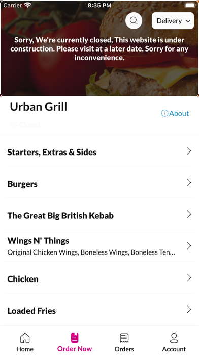 Urban Grill Screenshot