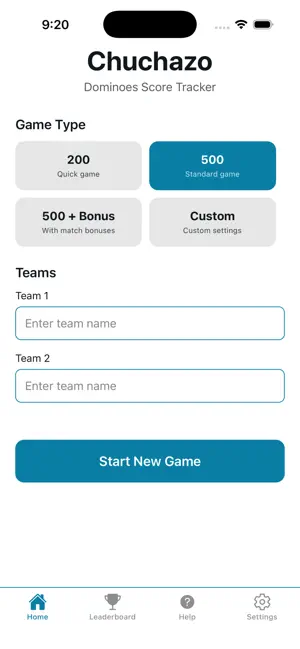Chuchazo - Domino Scores screenshot 1
