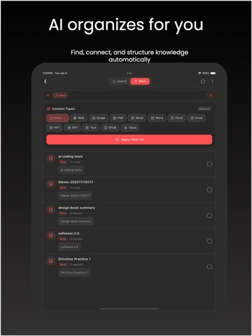SigmaNote iPad screenshot