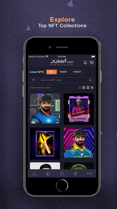 Jump.trade - NFT Marketplace Screenshot