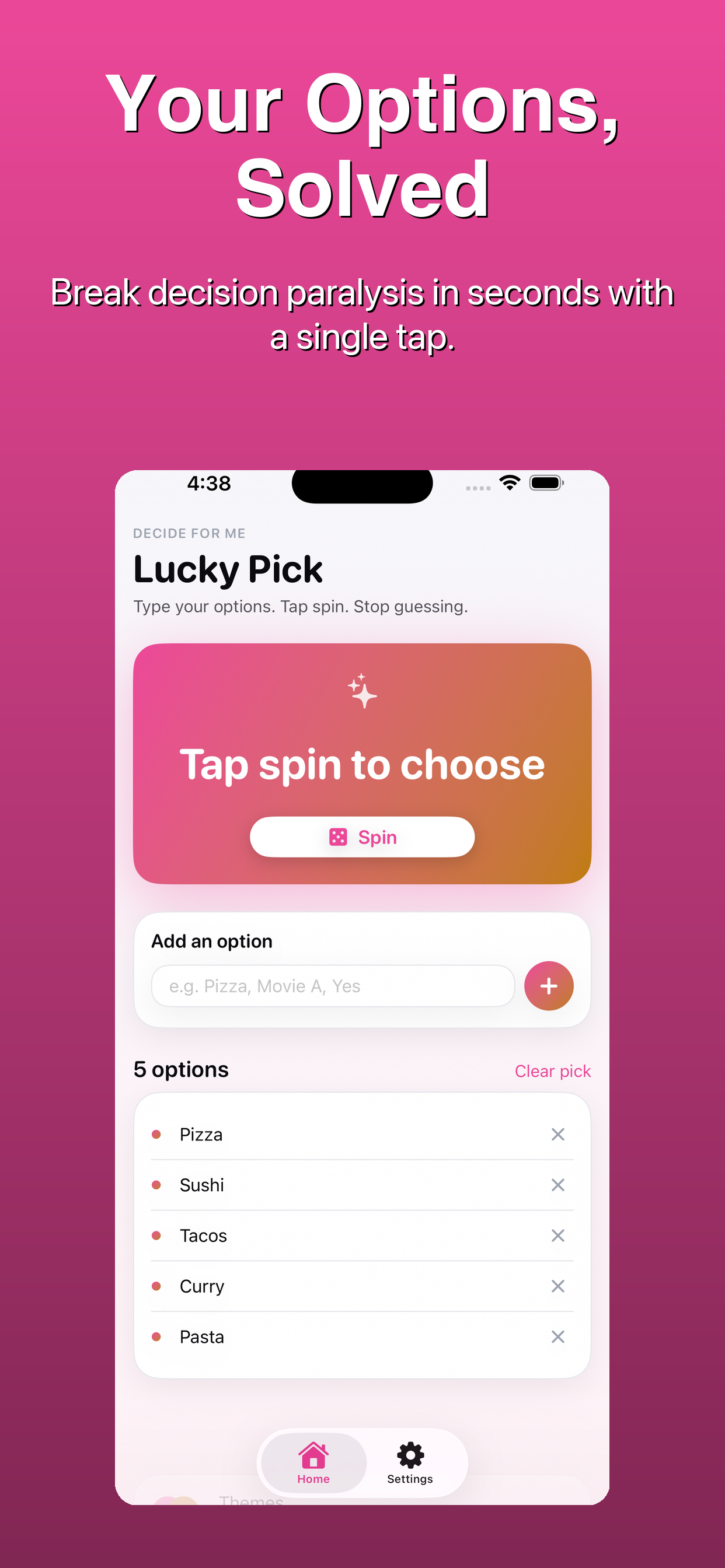 Decision Maker - Random Picker screenshot 2