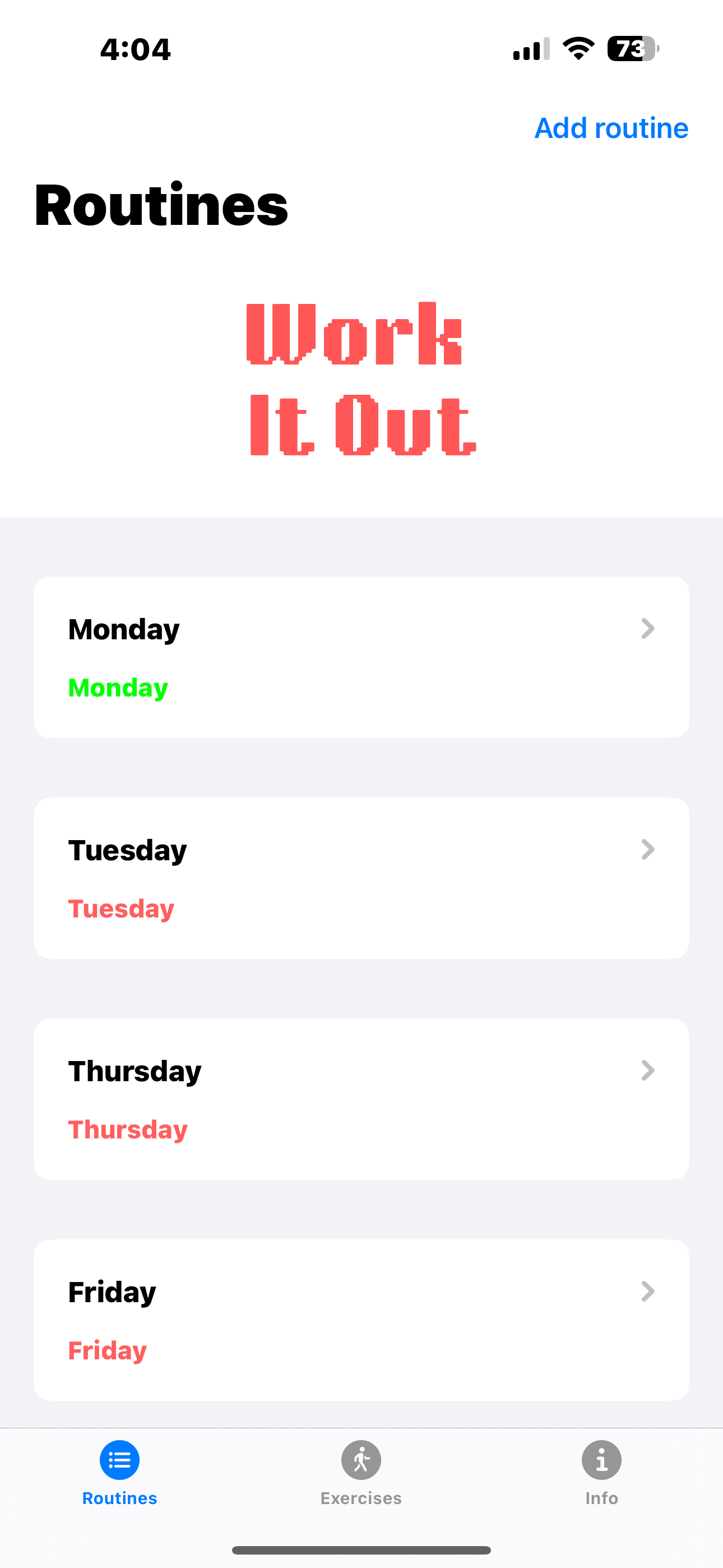 Work It Out - Free Gym Tracker