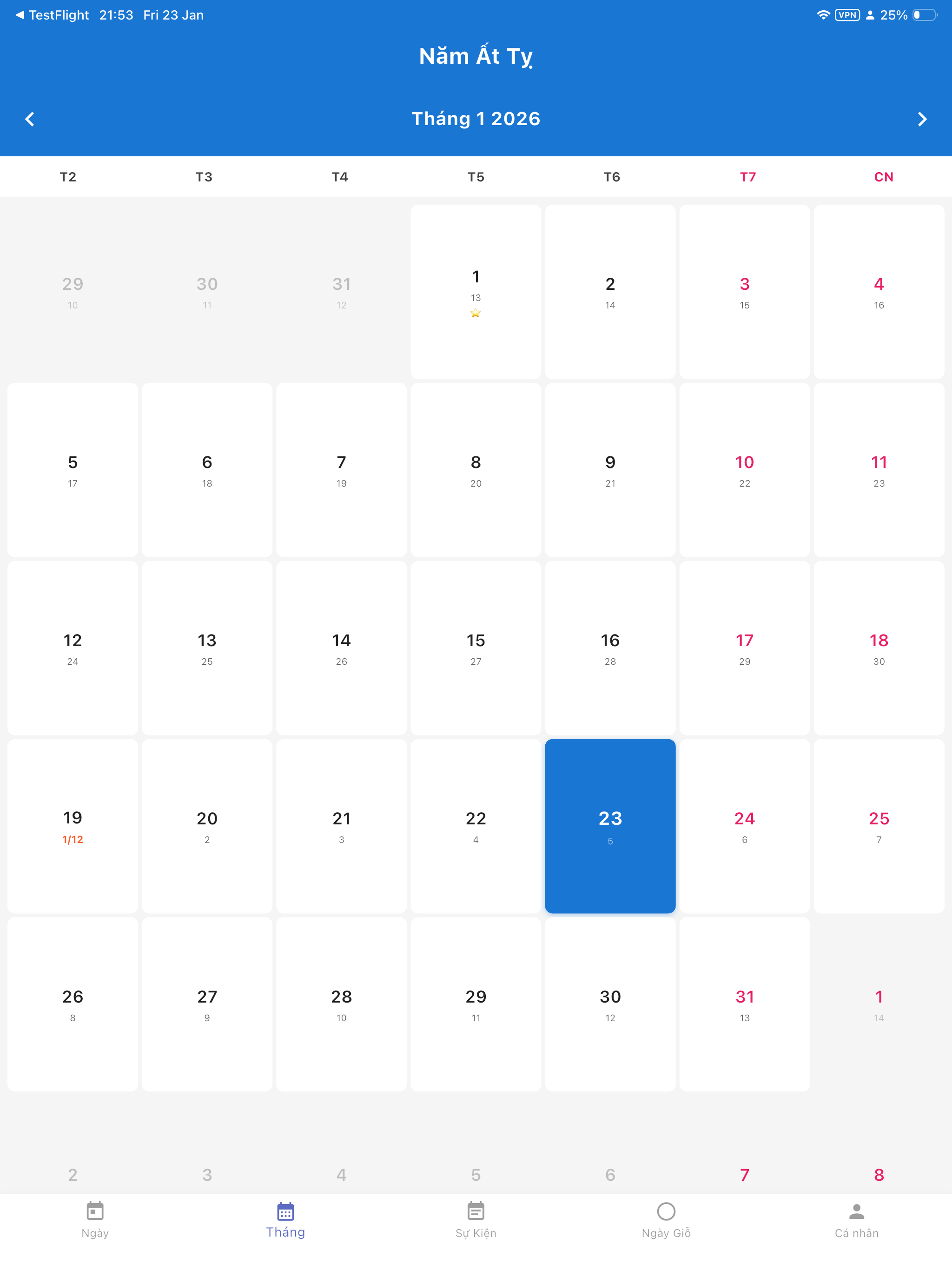 MyLunar - Calendar & Events
