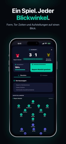 ScoreGPT: KI Fußball Prognose iPhone screenshot 7
