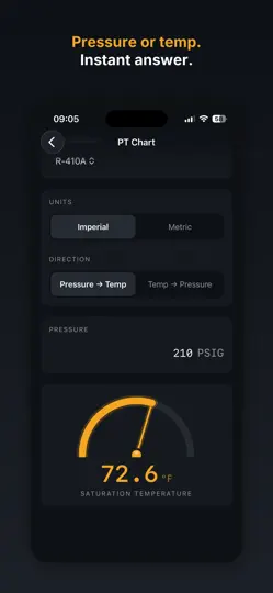 Captura de pantalla de FieldCalc en iPhone 2