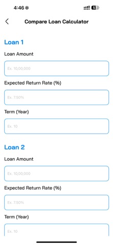 All in One EMI Calculator screenshot