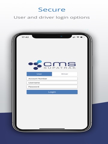 CMS EcoTrak iPad screenshot