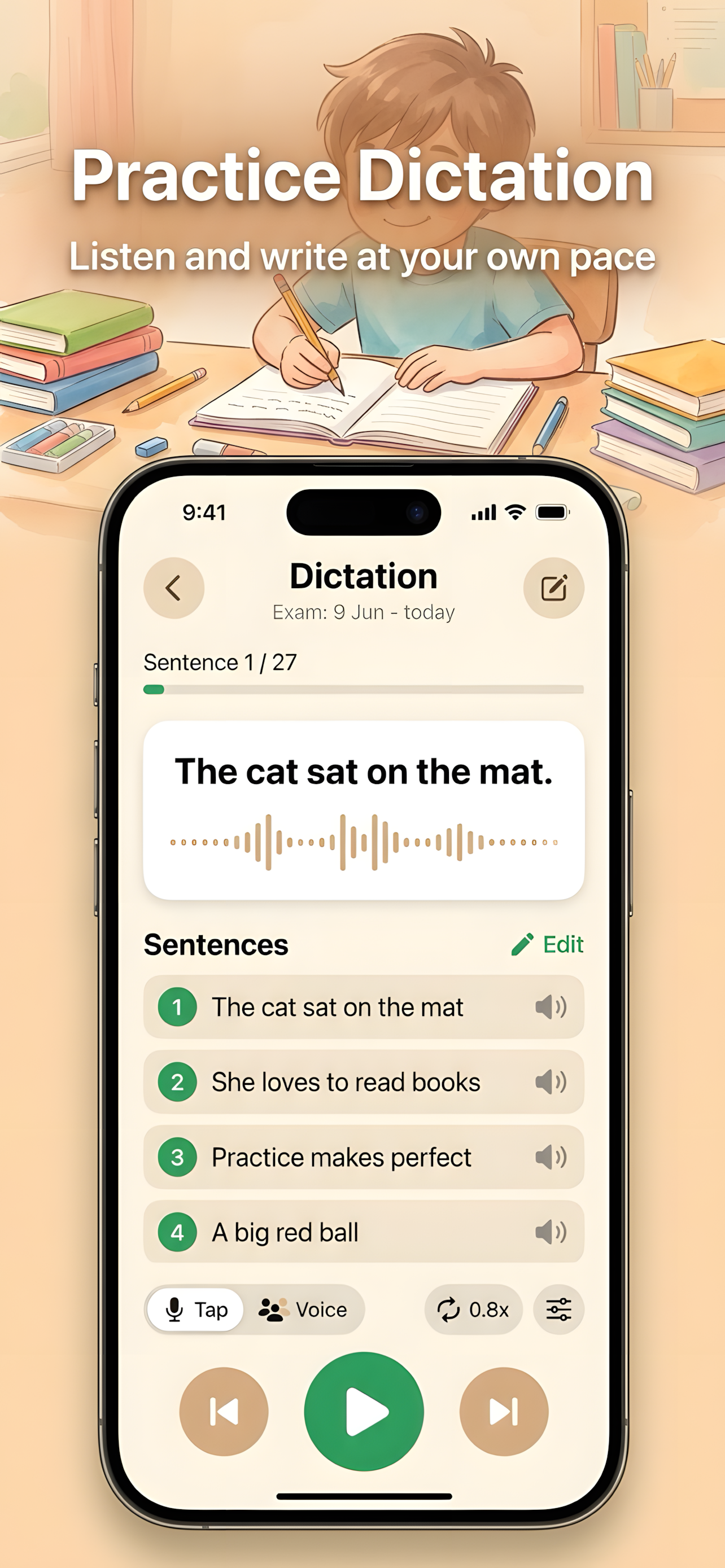 LoroBuddy: Dictation & Reading screenshot 3
