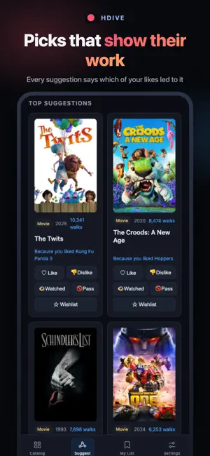 HDive: What to Watch Next screenshot 3
