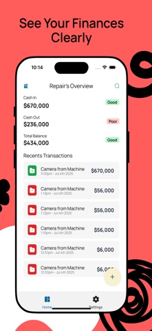 支票簿登记 - ```cashify``` screenshot