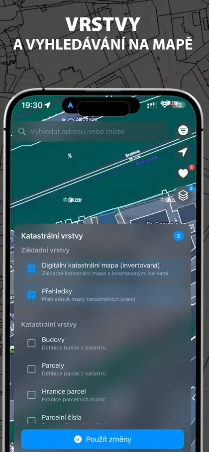 Screenshot 3 di 3 di Katastr nemovitostí