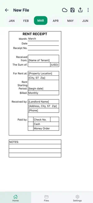 Monthly Rent Receipt screenshot 4