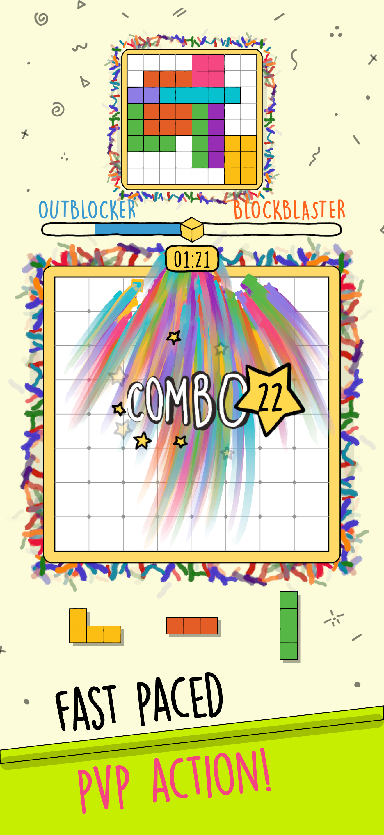 Outblocked Blast Blocks Puzzle screenshot 3