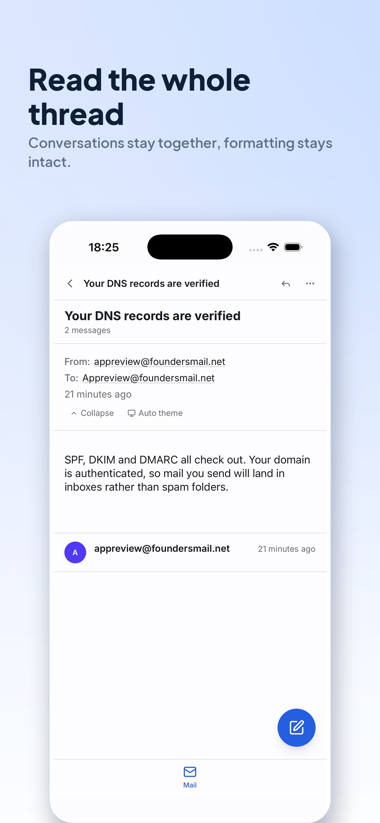 Screenshot 3 of FoundersMail