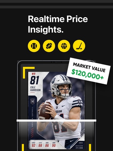 Sports Card Value Scanner: SC9 iPad screenshot