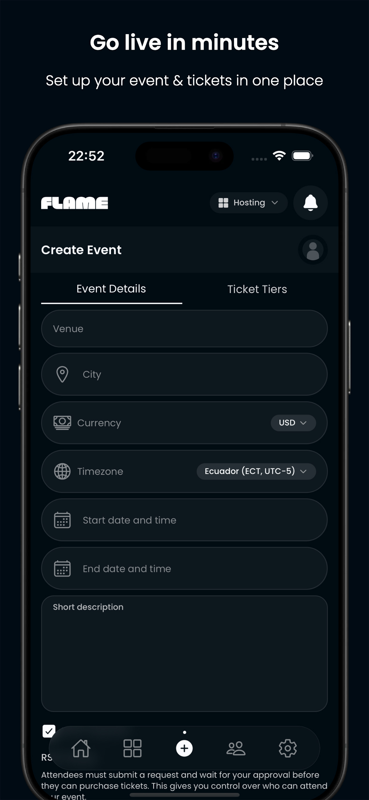 Flame - Create & Find Events screenshot 6
