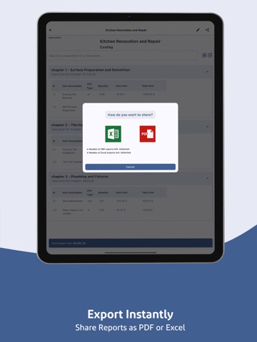 CostingWizard – Quote & Cost iPad screenshot