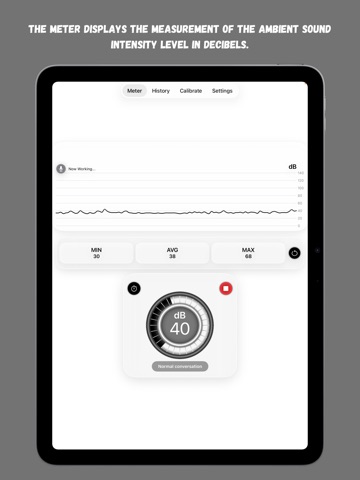 Sound Meter Pro! iPad screenshot