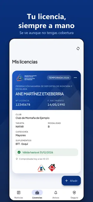 Nafarmendi Licencias screenshot 1