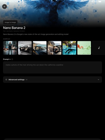 PocketAI - fal.ai Explorer iPad screenshot