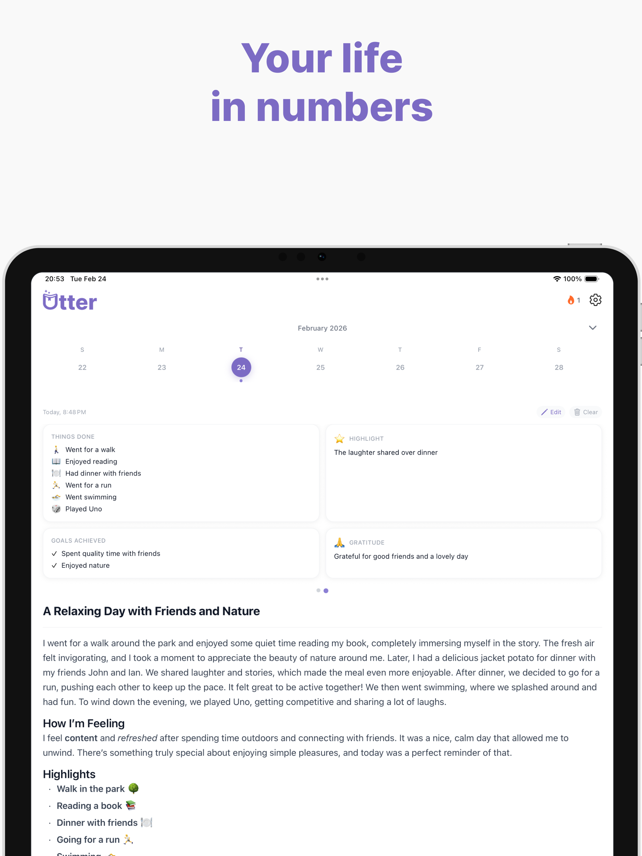 AI Journal – Utter