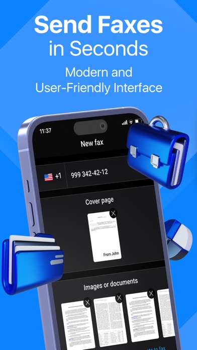 Fax App for iPhone: Send Faxesのおすすめ画像1