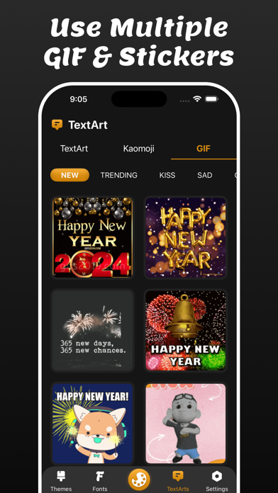 Fonts : Color Keyboard Themes screenshot