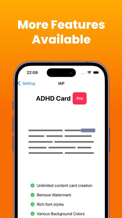ADHD Crad - Friendly to ADHDer