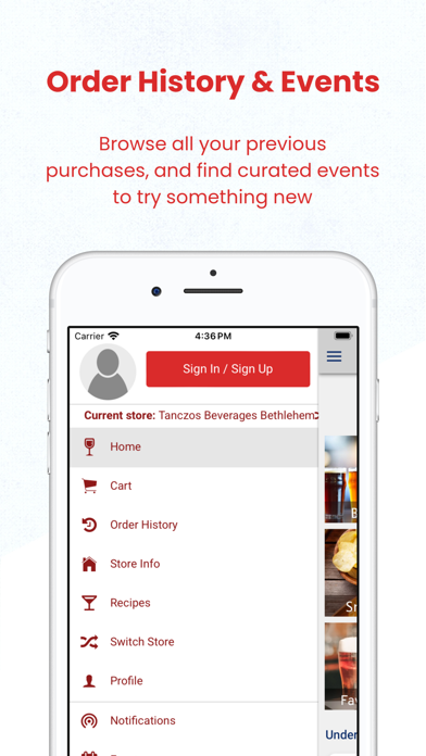 Tanczos Beverages Screenshot