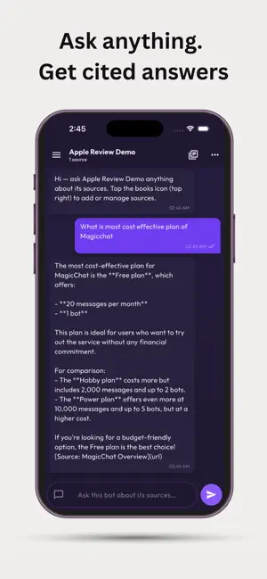 MagicChat: AI Knowledge Bot screenshot 3