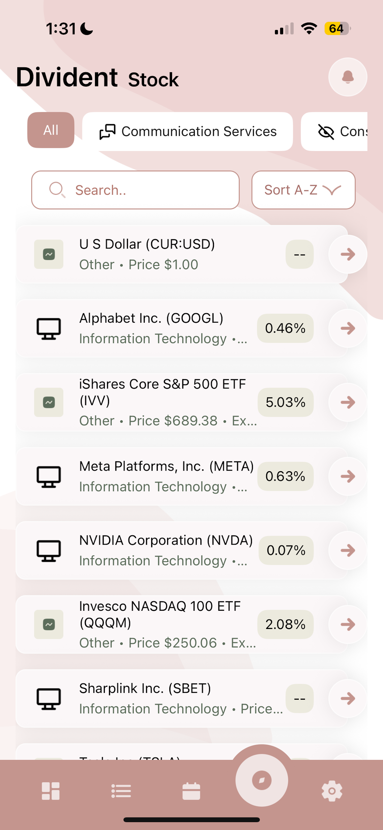 Circle Dividend Tracker