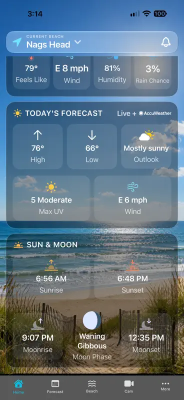 OBX Beach & Weather screenshot 8 of 10